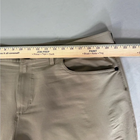 Public Rec Pants Mens 40x30 Khaki Stretch Golf Performance Casual Chino - Picture 11 of 14